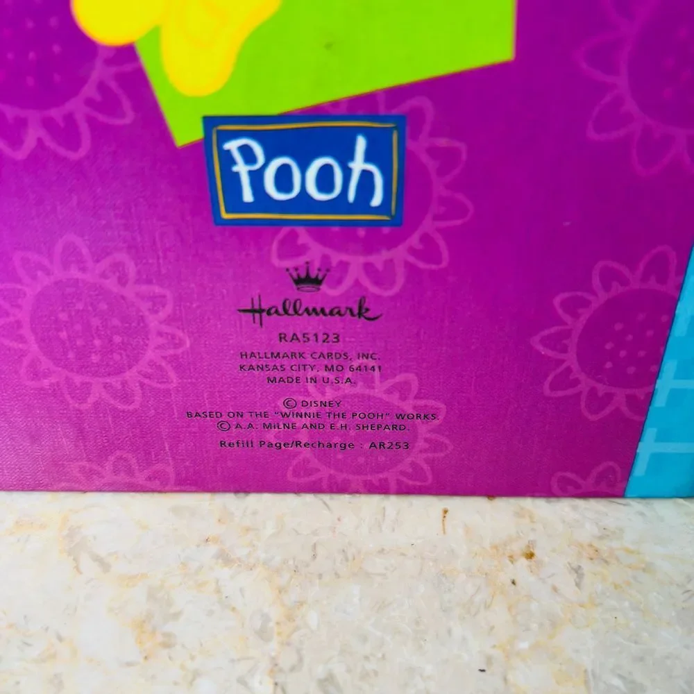 NOS Vintage Disney Winnie The Pooh‎ Hallmark Address Book Binder Call Log